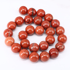 SB6394-4  Big Size 14mm Red Jasper Round Beads, 14MM Stone Beads