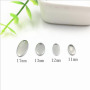 S821 Stainless Steel Oval Tags,Can Laser Engrave Logo Stainless,Steel Metal Oval Blank Stamping Tags