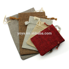 BP0703 Fashion jewelry linen jute burlap pouch bags,gife bags for bracelets
