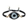 BG1100 Fashion Handmade Large Turkey Evil Eyes Macrame Bracelet,Protector Bracelet Jewelry for Lovers gift