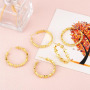EC1799 2021 Chic 18k Gold Plated CZ Micro Pave Cross Virgin Mary Curb Link Chain Smiley Star Hoops Earring for Women