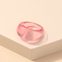 RR1001 Populuar 90s Acrylic Ring Chunky Cellulose Acetate Resin Marbled Dome Ring