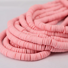 GP0877 Wholesale Multicolor Polymer Clay Vinyl Heishi Beads,Mixed Colour Polymer Clay Disc Spacer Beads