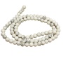 TB0310 Wholesale 4mm howlite turquoise gemstone beads
