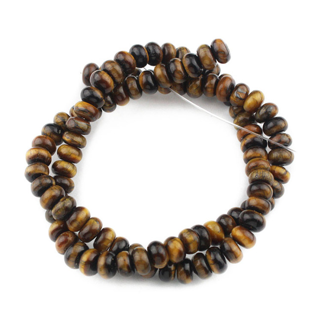 TE3030 Brown tiger eye rondelle beads,tigereye abacus beads,tigereye roundel beads