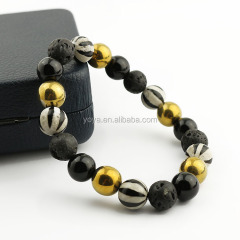 BN5033 natural mix color gemstone beaded elastic bracelet ,stone beaded stretch men's bracelet BN5033 natural mix color gemstone beaded elastic bracelet ,stone beaded stretch men's bracelet