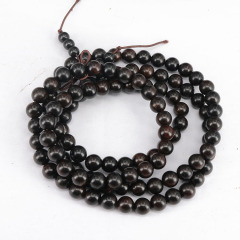 SB0705 Wholesale Black Ebony Natural Wood Beads, 108 Sandalwood Beads,Aromatic Buddha Meditation Beads