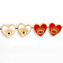 EC1205 Popular New 2019 Fall Enamel Gold Plated Evil Turkish Eye Stud Designer Earrings
