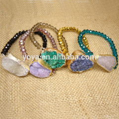 BRH1433 Fashion crystal beaded druzy stretch bracelet,wholesale druzy elastic bracelet BRH1433 Fashion crystal beaded druzy stretch bracelet,wholesale druzy elastic bracelet