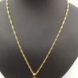 Water wave chain-Gold