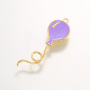 JS1570 Gold Plated brass metal multi colored enamel balloon charms Pendant