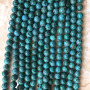 TB0021 Natural Green Turquoise Beads,Round Turquoise Beads