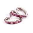 Silver/fuchsia
