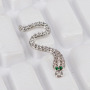 CZ7981 Chic Diamond Jewelry Charm CZ Micro Pave Snake Charm Pendants