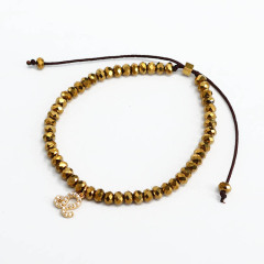 Stone Sign Charm Chinese Women Adjustable Gold Plated Zodiac Bracelet Stone Sign Charm Chinese Women Adjustable Gold Plated Zodiac Bracelet