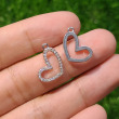 #12 heart/silver