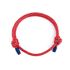 BM3008 new arrival fashion multicolour adjustable terylene cord /polyester fibre /dacron rope handmade wrist men's bracelet