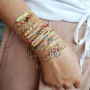 BC1274 Jewelry Cubic Zirconia Rainbow Bracelet ,Setting Love Letter Star Charms Bracelet For Ladies