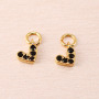 CZ8223 Dainty Love HeartJewelry supplies minimal Mini CZ Micro Pave Heart Charm,Small Diamond Cubic Zirconia Love Heart Charms