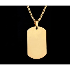 High quality customized logo laser engraved stainless steel dogtags military sublimation wholesale