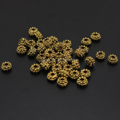 JS1150 Hot sale antique gold spacer beads,antique gold heishi beads