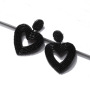 EG1024 High Quality Seed Statement Beaded  Earrings Bohemian Heart Hoop Earrings Handmade Stud Drop Dangle Earrings