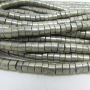 PB1091 high quality natural pyrite heishi disc spacer beads