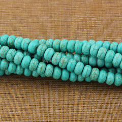 TB0216 Wholesale Blue Roundel Turquoise Loose Beads
