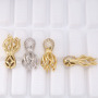 CZ7877 Dainty  Cute Mini Gold Diamond CZ Micro Pave Octopus Charm Pendants