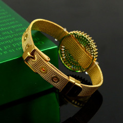 BC2012 Bling Jewelry CZ Diamond Micro Pave Slide letter Initial Bracelet,Capital Letter Slide Wristband Bangle Bracelet
