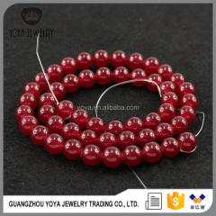 NW1709 Popular red jade stone made in China,jade beads in bulk with low price