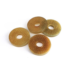 JF7004G Big Natural Xiu Jade Donut Charm Pendants