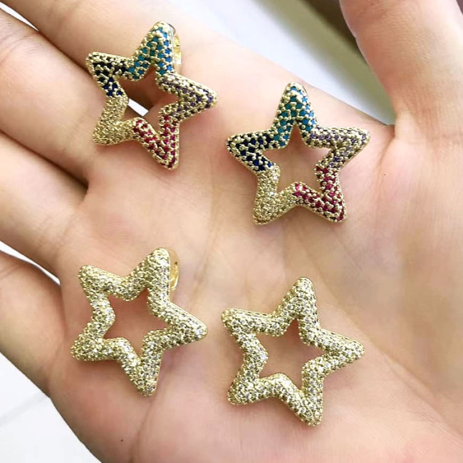 CZ8074 Hotsale 18k Gold Plated CZ Zircon Micro Pave Butterfly Charm Pendant for Necklace Jewelry Making
