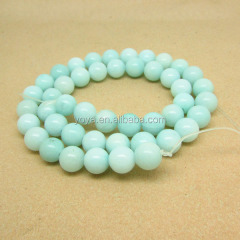 SB6364 Wholesale synthetic mazonite jewelry beads, dyed light blue amazonite stone beads