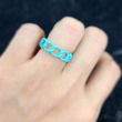 #6 aqua blue /6mm wide