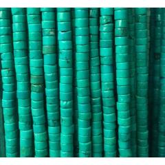2x4mm natural stone  turquoise heishi beads