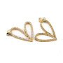 CZ8273 New Cubic Zirconia CZ Micro Pave Love Heart Pendant,Valentine's Day Jewelry supplies