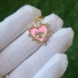 #2 heart/pink