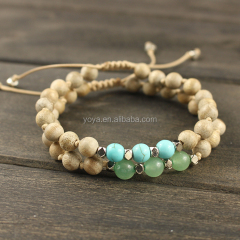 BRS1629 macrame knotted wooden bead bracelets,handmade knots women stack bracelets BRS1629 macrame knotted wooden bead bracelets,handmade knots women stack bracelets