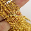 Gold stainless steel chain