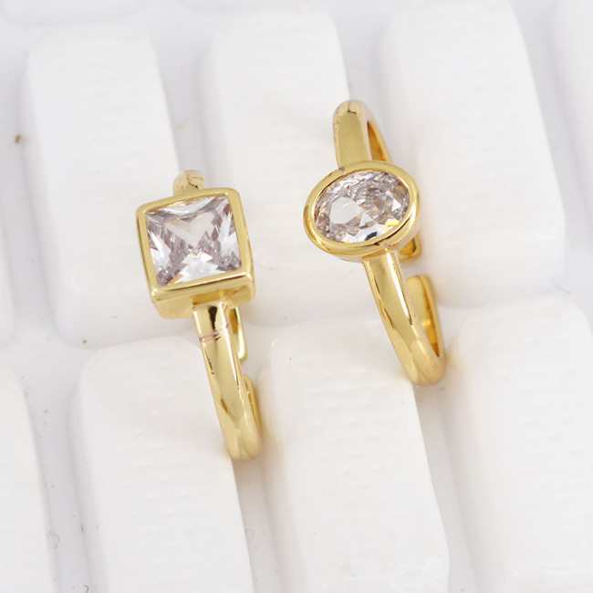 RM1116 Fashion Bling Cubic Zirconia CZ Micro Pave Rings Women Rings of Brass with CZ paved 18k Gold Plated Rings for Ladies