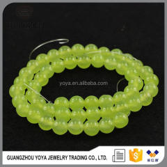 NW1708 Green jade stone beads with CE certificate,round jade beads for wholesales