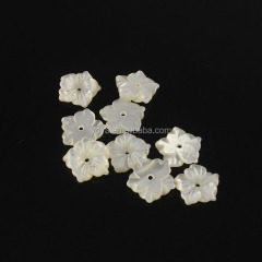SP4077 MOP mother of pearl shell flower beads for stud earring making