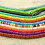 TB0259 Turquoise Stone Rondelle Abacus Disc Beads,Turquoise Gemstone Heishi Beads