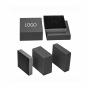 P150405 Can Custom logo printed foam filled bracelet jewelry boxes,Black Kraft Paper Necklace Bracelet Ring Earring Display Box