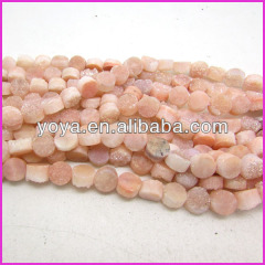 CR5123 Sparkly Pink CalibratedDruzy Quartz Round beads,Wholesale Druzy Beads