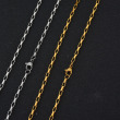 long box chain/steel/2.0mm/60cm