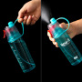 New upgraded sports fitness running spray cooling water bottle