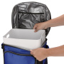 customer design picnic PEVA lining 42 cans trolley picnic cooler bag with wheels