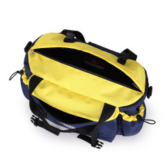 Oem Round Duffel Zippered Active Leisure Travel Luggage Bag Custom Duffle Sport Man Compartment Gym Bag